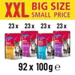 FIT+FUN Jelly Multipack 92x100g 4 Leckere Sorten -Heimtierbedarf Verkauf 12ea388ecd42bd23d5b1430ab0d37c09569f9b1a 9497fcf5af4b128d1a905579b233538c28e807ff