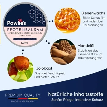 Pawlie's Pawlie’s Pfotenpflege Balsam 100ml 8 Pawlie's Pawlie’s Pfotenpflege Balsam 100ml – Bild 6
