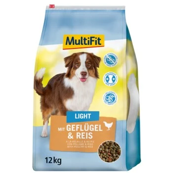 MultiFit Light Mit Geflügel & Reis 12kg 3 MultiFit Light Mit Geflügel & Reis 12kg