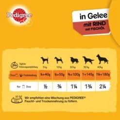 Pedigree Adult Plus 12x800g Rind Mit Fischöl, In Gelee -Heimtierbedarf Verkauf 655ed707649b5d4bc2783ac405448542fe368e24 1100620 de DE pedigree 4