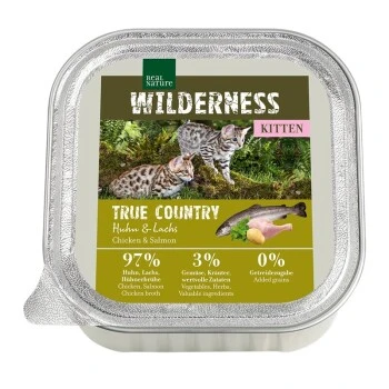 REAL NATURE WILDERNESS Kitten 16x100g True Country Huhn & Lachs 3 REAL NATURE WILDERNESS Kitten 16x100g True Country Huhn & Lachs